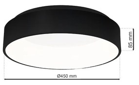 Stropné LED svietidlo Ohio, 1x LED 40w, 3000-4000k, b