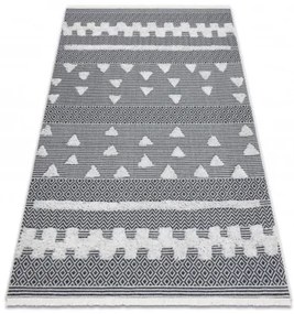 Koberec EKO SIZAL MOROC geometrický 22321 - krém / sivý
