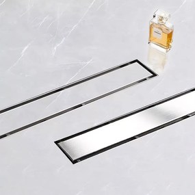 Rea Neox, odtokový sprchový žľab 60 cm, brúsená oceľ, REA-G2501