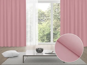 Biante Zatemňovací záves Blackout BKS-413 Púdrovo ružový - šírka 270 cm - 2.AKOSŤ 270x190 cm