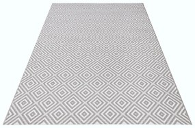 Hanse Home, Kusový koberec Meadow 102471 Grey – na von aj na doma, 240x340, šedá, chodba / predsieň