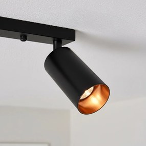 Toolight Toolight, stropné reflektorové svietidlo 4xGU10 60W APP940-4C, čierna, OSW-03858