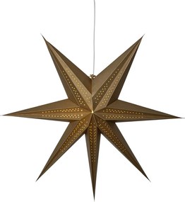 Star trading Vianočná papierová hviezda Point, P.60 cm, zlatá, bez svetelného zdroja (083-00)