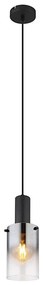 Globo 15907H - Luster na lanku FLORENTINA 1xE27/40W/230V pr. 12,5 cm čierna