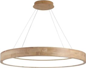 Brilagi - LED luster na lanku FALCON WOOD LED/60W/230V 3000/4000/6000K 80 cm drevo