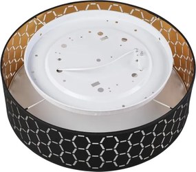 Stropné svietidlo ULLE 2xE27/15W/230V pr. 45 cm čierne
