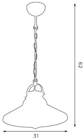 Luster IRON 1 1xE27/60W