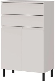 Krémová vysoká kúpeľňová skrinka 60x97 cm Salinas – Germania