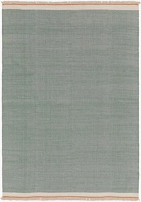 Ručne tkaný vlnený koberec's krátkym vlasom Karla