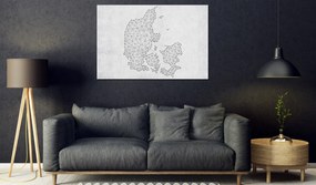 Artgeist Obraz na korku - Geometric Land [Cork Map] Veľkosť: 90x60