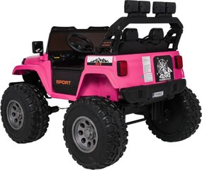 Elektrické autíčko Extreme Sport 4x4 ružové