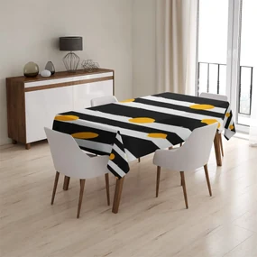 Sablio Obrus Pruhy a bodky - 130x170 cm