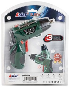 ASIST Aku skrutkovač 3,6V Li-ion, s príslušenstvom