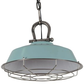 Zelené závesné kovové svetlo Milan vintage green - Ø 44*36 cm