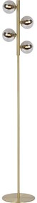 Lucide 45774/04/02 - Stojacia lampa TYCHO 4xG9/28W/230V zlatá