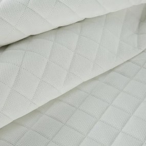 Prehoz zo zamatu prešívaný v geometrickom vzore Šírka: 170 cm | Dĺžka: 210 cm