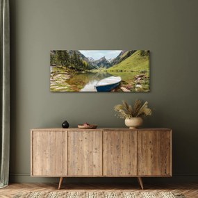 Obraz - Seealpsee, jazero Švajčiarska (120x50 cm)