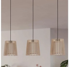 Eglo 900903 - Luster na lanku FATTORIA 3xE27/25W/230V