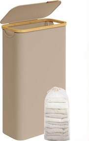 Koš na prádlo Leslie 65 L hnědý