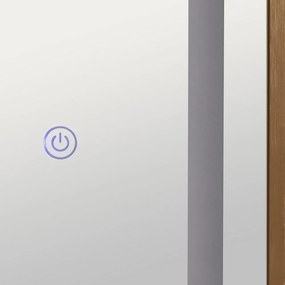 Nástenné zrkadlo s osvetlením 50x160 cm – Ixia