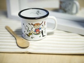 Hrnček Muurla Pippi Dlhá pančucha Pippi a pán Nilsson 150 ml