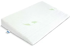 Dojčenský vankúš do postieľky - klin Luxe s Aloe vera 60x38 cm