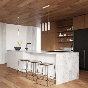 Sollux SL.0647 - Luster na lanku BORGIO 1xGU10/40W/230V betón/kov biela