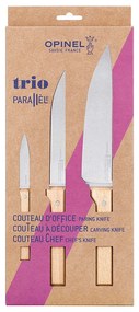 Opinel Parallèle Trio sada 3 nožov, kuchársky, krájací a zeleninový nôž, 001838
