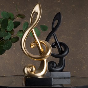 DEKORAČNÁ SOŠKA SONIK 7X4X19 CM ZLATÁ