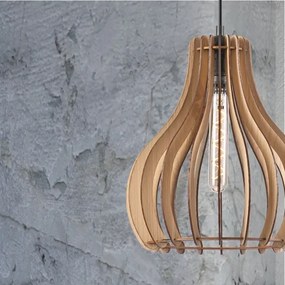 Luster na lanku TUCCI 1xE27/60W/230V pr. 29 cm dub