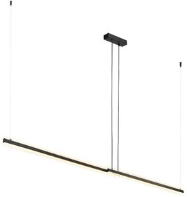 Argon 8838 - LED Luster na lanku MIAMI LED/74W/230V 3000K čierna