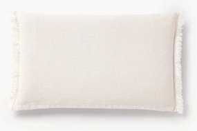 Ľanový poťah na vankúš so strapcami Luana