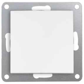 Elhard Vypínač Vera schodiskový č.6, matný, biely - kompletný VZ5306W