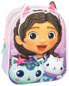 3D Dětský Batoh Gábinin kouzelný domek a kamarádi