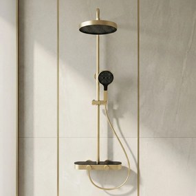 Rea Creo, sprchový set s funkciou bidetovej spŕšky, zlatá matná, REA-P0361