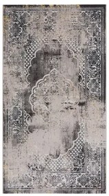 Koberec ALMERA s orientálnym vzorom, sivý 80x140 cm