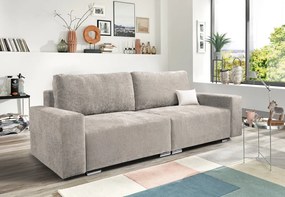 Rozkladacia pohovka Anafi, šedo-béžová látka