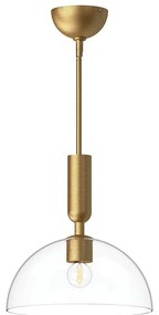 Alora Mood ALM-JUDE-P-GD-CL - Luster na tyči JUDE 1xE27/60W/230V mosadz