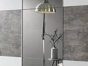 Šatníková skriňa Prenzlau, 218 cm, biela / sivý betón