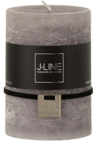 Šedá svíčka Dark Grey válec M - Ø 7*10 cm/48h