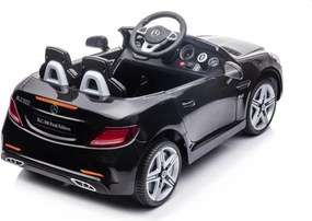 LEAN CARS Elektrické autíčko Mercedes SLC 300 LED MP3 čierne