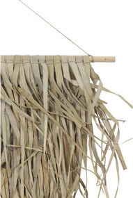 Nástenná dekorácia pletený trojuholník palmového lístia Katiola - 79*150 cm