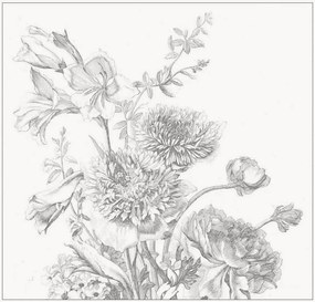 Vliesová tapeta Engraved Flowers