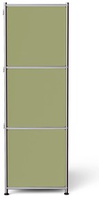 Kovová komoda »CN3« s 3 výklopnými priečinkami, pistáciová