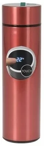 EH Nehrdz. termoska s teplomerom Temp 450 ml, červená