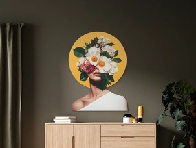 drevko |  Obraz Kvetinová múza  60 x 445 cm