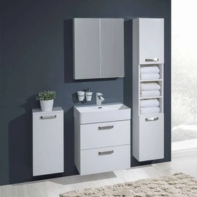 Mereo, Mereo Kúpeľňová zrkadlová skrinka 60 cm, galerka, 2 x dvierka, Multidecor, Dub Arlington, MER-CN798G62DARL