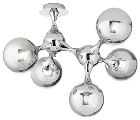 Ideal Lux - Prisadený luster NODI 5xE14/28W/230V lesklý chróm ID200484