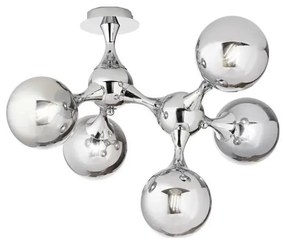 Ideal Lux - Prisadený luster NODI 5xE14/28W/230V lesklý chróm
