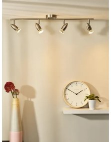 Lucide 13955/20/12 - LED bodové svietidlo CARO-LED 4xGU10/5W/230V chróm